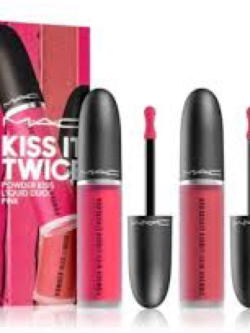 MAC "Kiss It Twice” Liquid Lipcolour Duo in Pink Colorway, NIB 💞Limited Ed.💞